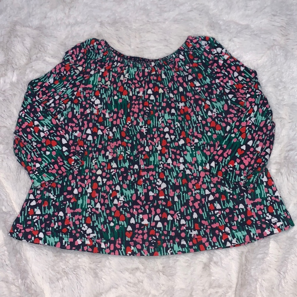 (3 for $10)  Joe fresh Floral baby top baby girl clothing